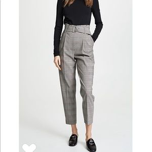 ALC A.L.C. Diego trouser paper bag belted pants